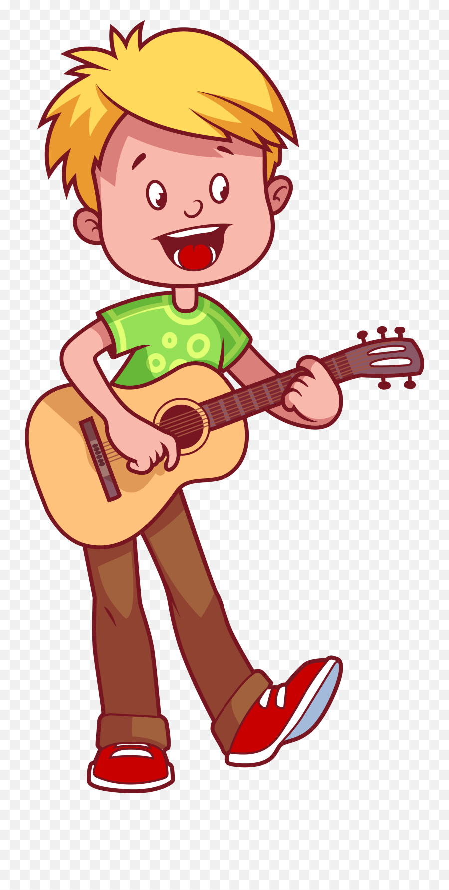 Download Png Hq Clipart Png - Play Guitar Cartoon Png Emoji,Emoticon Guitar Player