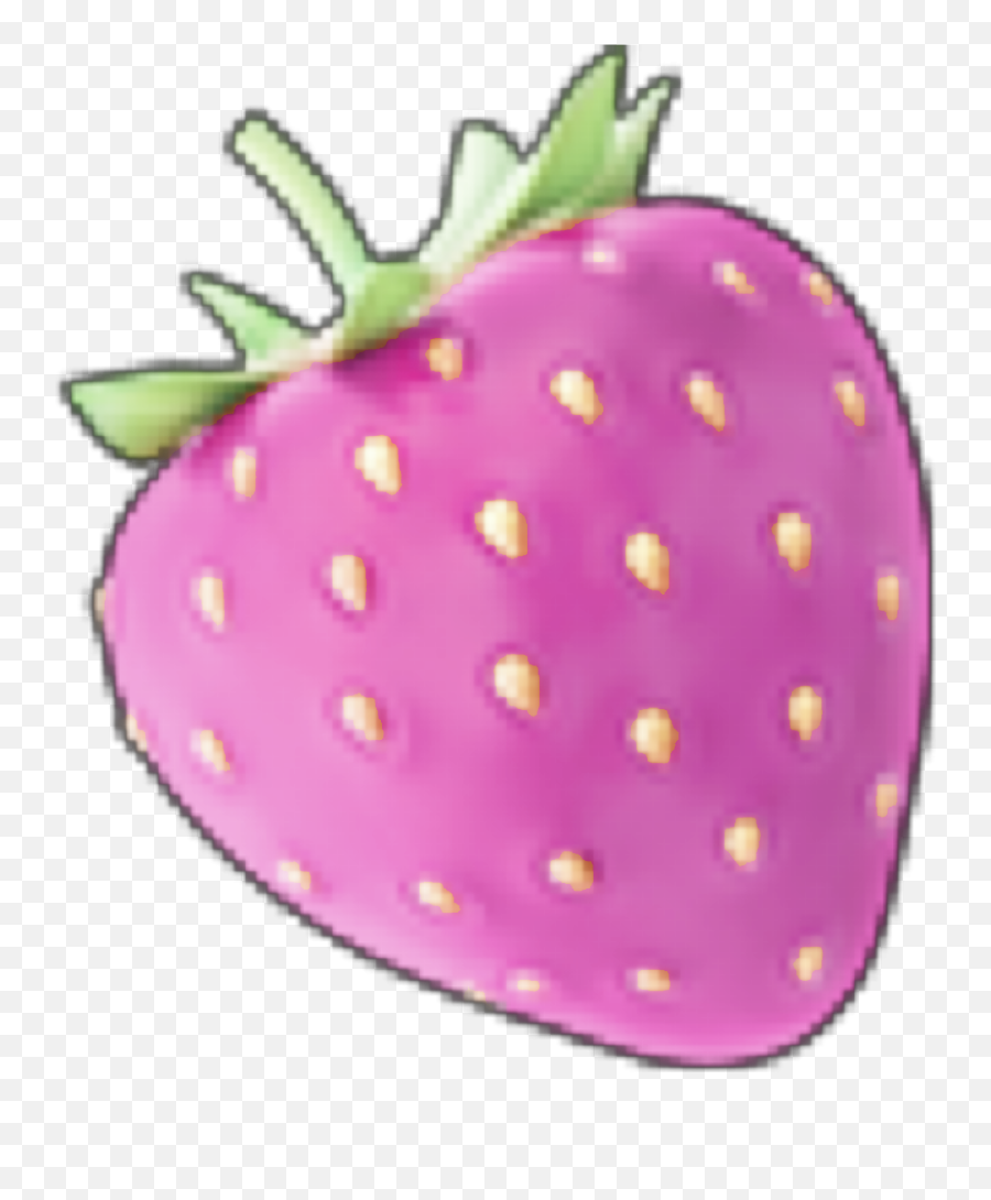 Emoji Strawberry Pink Pastel Sticker - Institut Pertanian Malang,Berry Emoji
