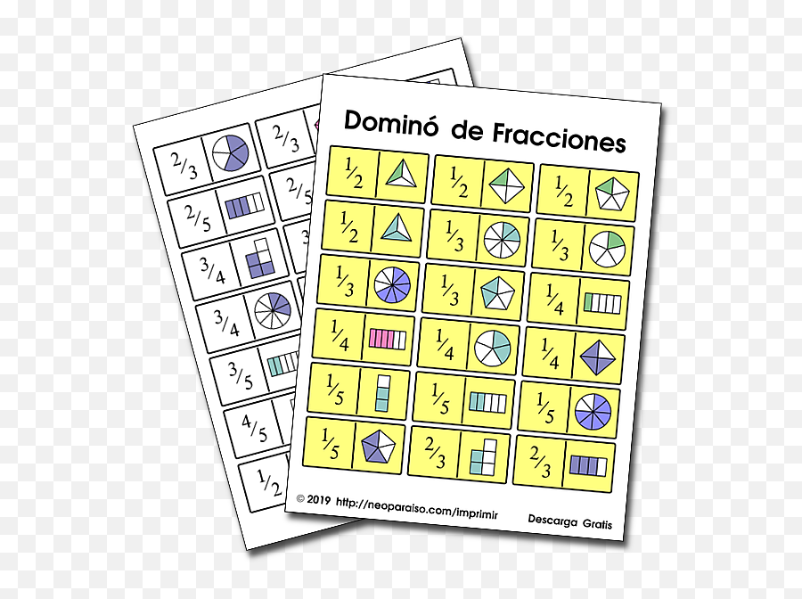 Baraja De Cartas De Fracciones - Juegos Matematicos Con Fracciones Emoji,Como Hacer Cartas De Emojis