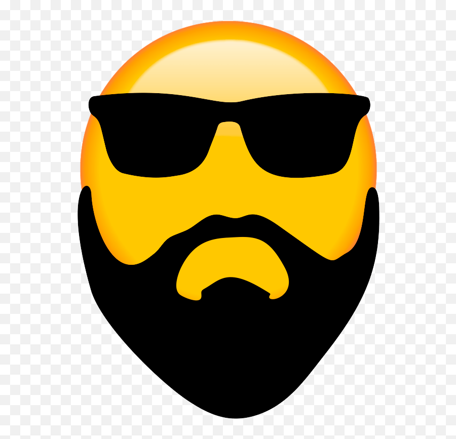 Discord Emoji Maker Anime - Novocomtop Beard Silhouette Png,(mooning) Skype Emoticon