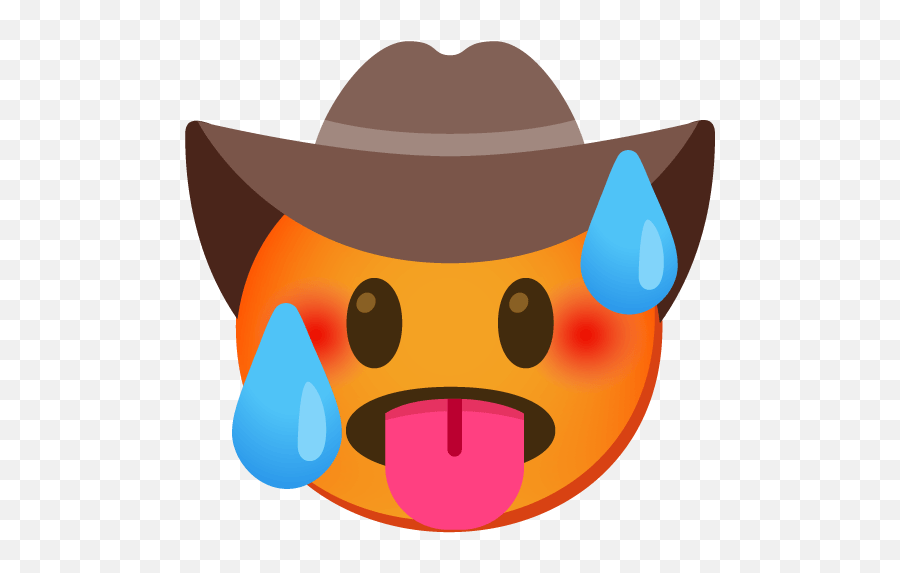 Cowboy - Whatsapp Emojis Hot Face,Cowboy Emoji In Love
