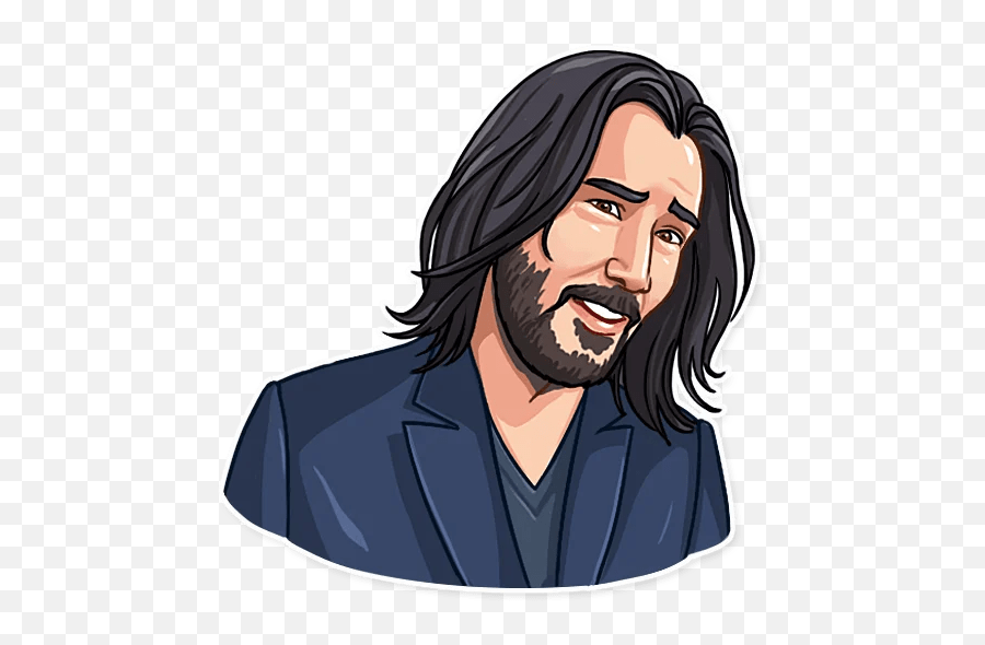 Keanu Reeves Stickers - Keanu Reeves Stickers Emoji,Keanu Reeves Meme Emotion