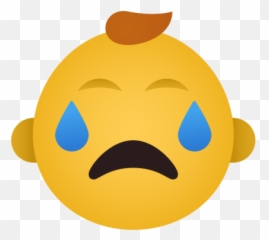 Bambino Che Piange Icona In Fluency Stile Emoji,Emoticon Che Piange