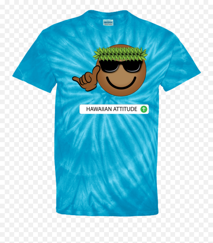 Hawaiian Emoji Tye Dye - Short Sleeve,Hawaiian Emojis