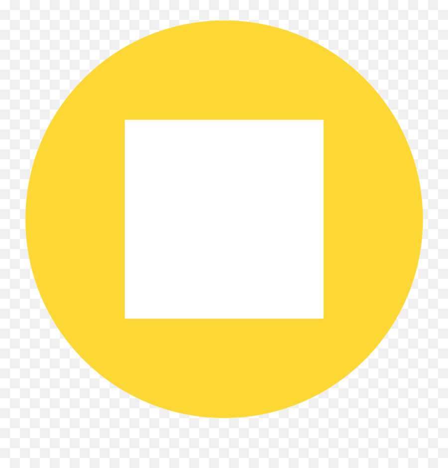 Eo Circle Yellow White Square - Ville De Saint Etienne Emoji,White Square Emoji