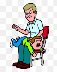 Spanking Child Clipart Png Download - Spanking A Child Clipart Emoji,Free Spanking Emoticon