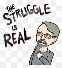 Download Struggle Is Real Emoji - Language,Glasses Drawing Emoji