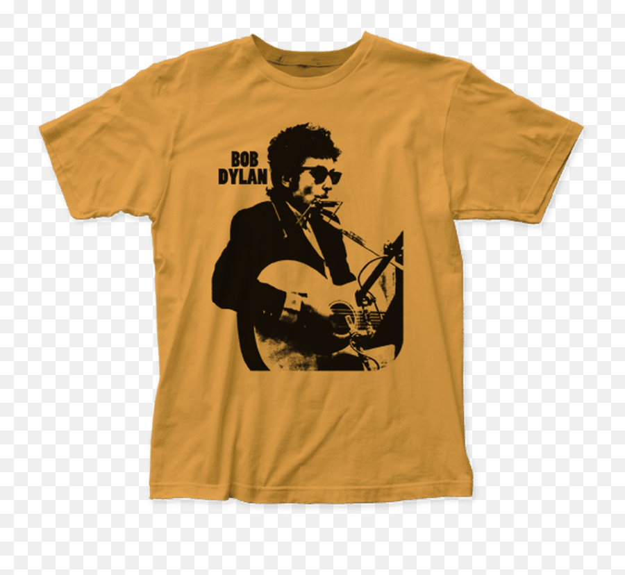 Bob Dylan On Guitar And Harmonica T - Shirt Emoji,Dave The Barbarian Emoticon Stickers