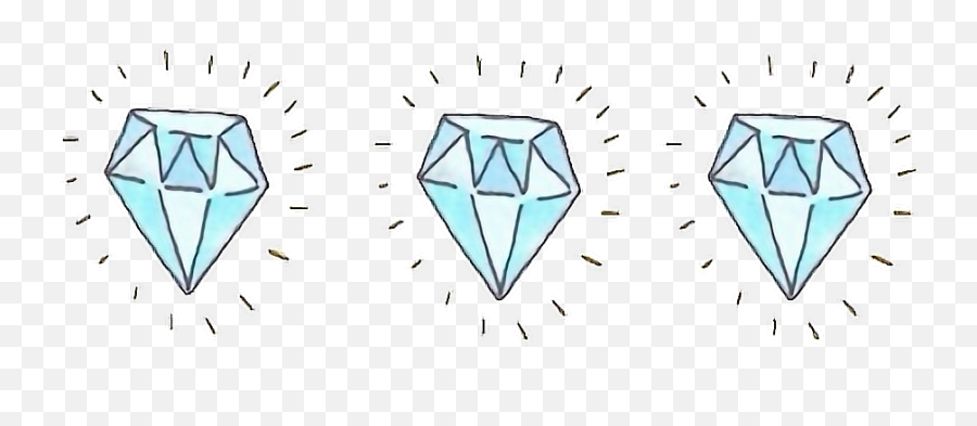 Tumblr Diamond Diamantes Sticker - Diamantes Stickers Emoji,Three Diamond Emoji