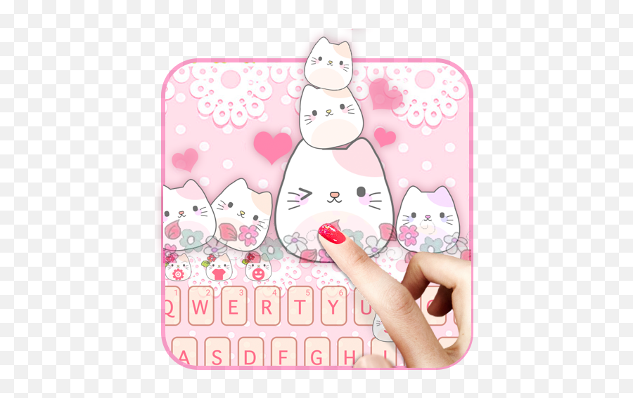 Lovely Cute Kitty Keyboard - Girly Emoji,Kitty Emoticons Samsung