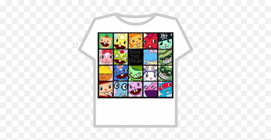 Happy Tree Friends Roblox - T Shirt Goku Black Roblox Emoji,Shifty Emoticon Htf