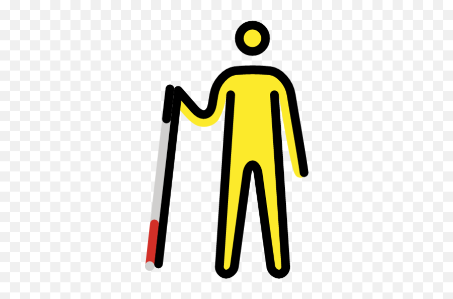 Man With White Cane Emoji - Download For Free U2013 Iconduck,Drunk Emoji Phases