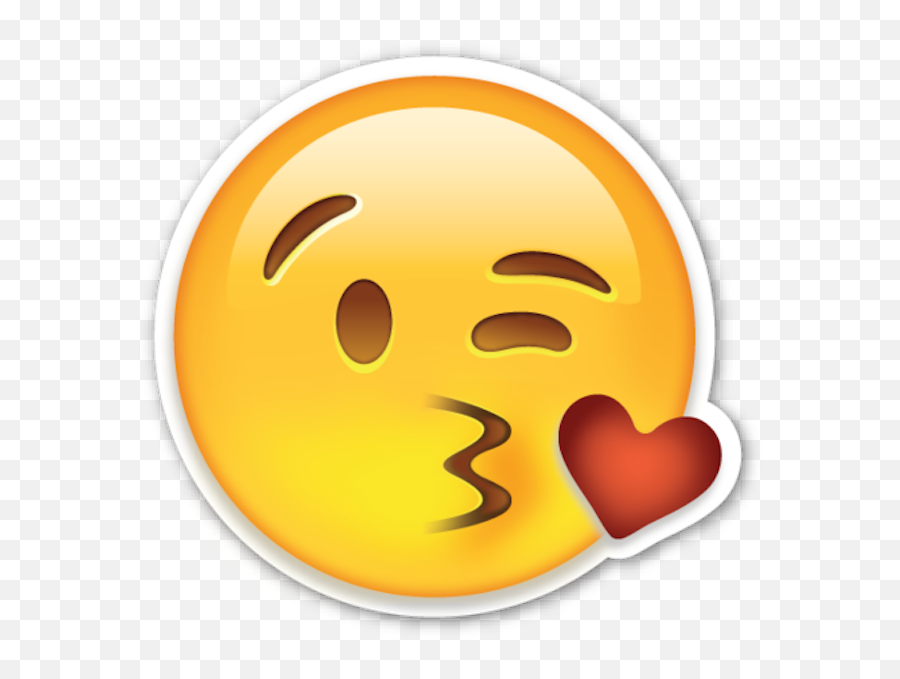 Kissy Face - Emoticones De Whatsapp Hd Emoji,Kissing Emoji