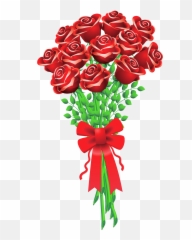 Roses Rose Bouquet Cartoon Clipart Clipart Kid - Clipartix Rose Bouquet Clipart Png Emoji,Wilted Rose Emoji