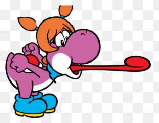 Yoshi Tongue Clipart 6 By Joy - Yoshi Togue Emoji,Yoshi Emoticon