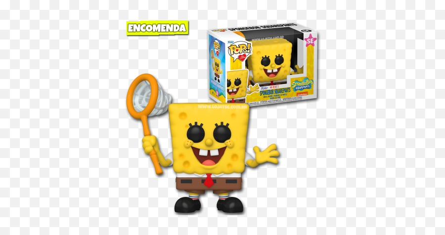 Pré - Venda Funko Pop Bob Esponja Se Rivet Emoji,Shrut Emoticon