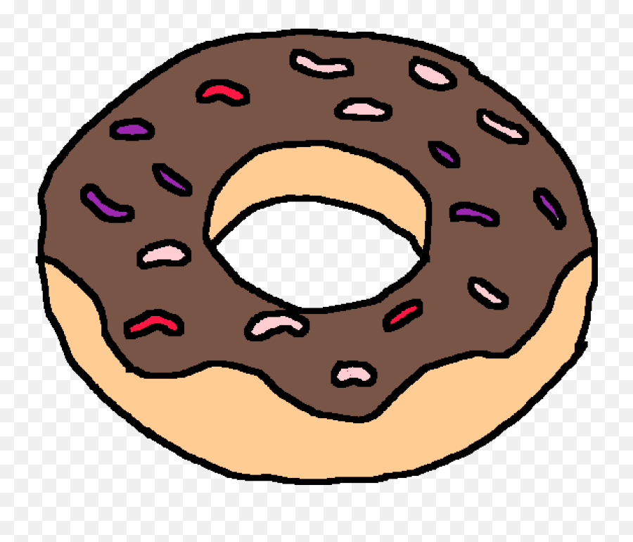 Pixilart - Dounut By Pony123 Emoji,Donut Emoji