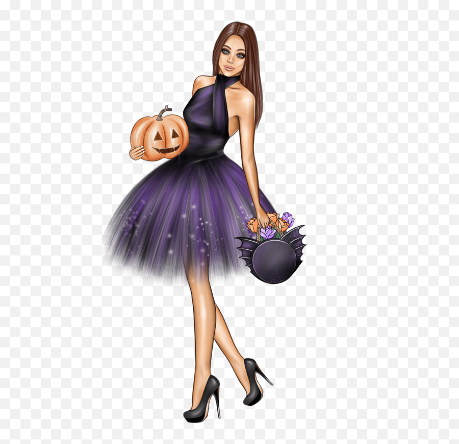 Halloweengirl Halloween Tutu Sticker - Event Emoji,Emoji Tutu Costume