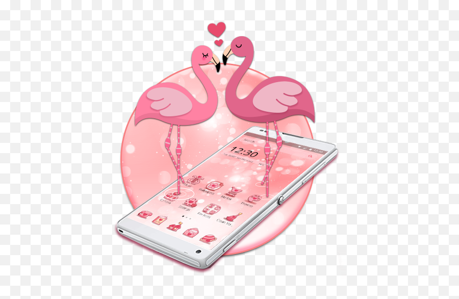 Flamingo Theme - Smartphone Emoji,Flamingo Emoji Android