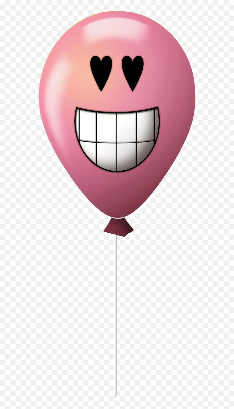 Emoticon Balloon Smile Rosa Png - Happy Emoji,Red Balloon Emoji