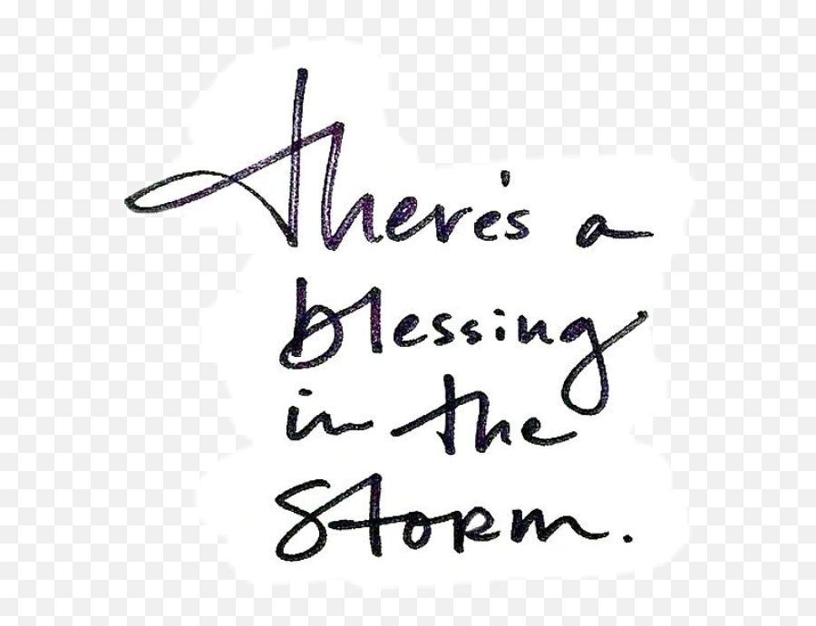 Picsart Blessings Storm Quotes Sticker By Ella - Dot Emoji,Blessings Emoji