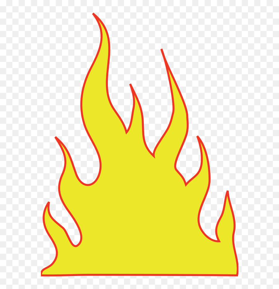 Flames Tribal Flame Free Clipart - Yellow Flame Clipart Emoji,Flames Emoji