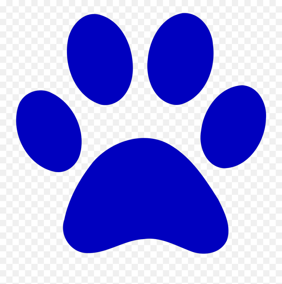 True Blue Paw Print Png Svg Clip Art For Web - Download Gloucester Road Tube Station Emoji,Pawprint Emoji