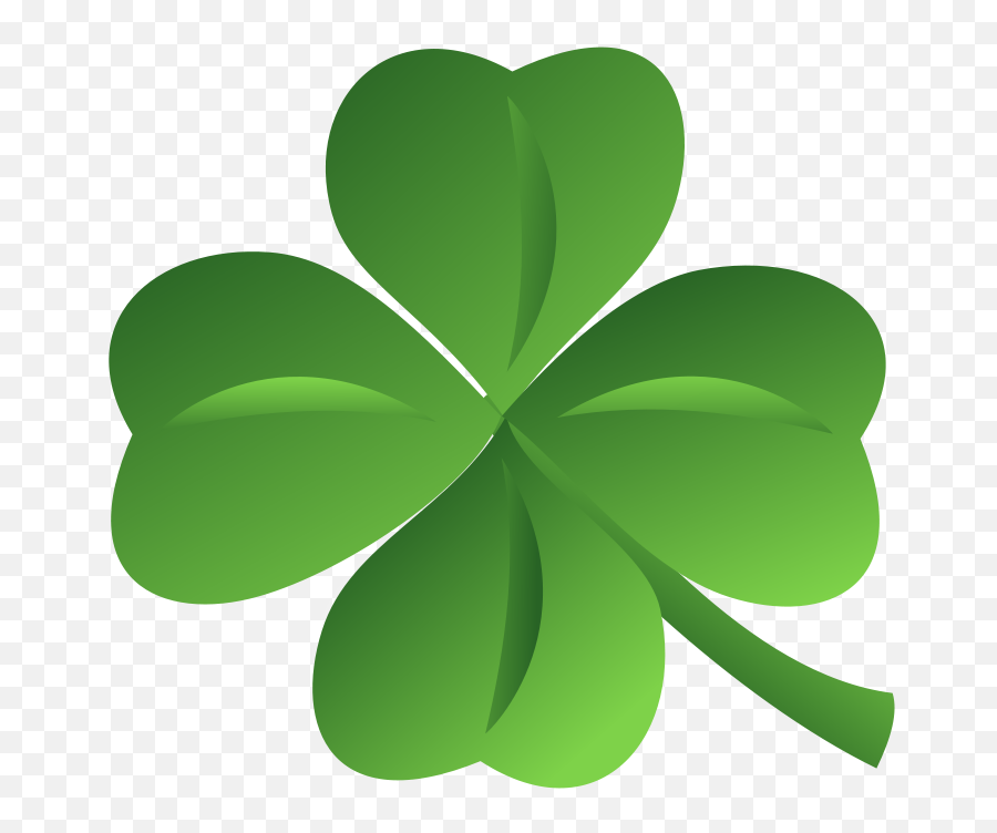 Free Lucky Shamrock Vectors - Four Leaf Clover Clip Art Emoji,Horseshoe Emoji