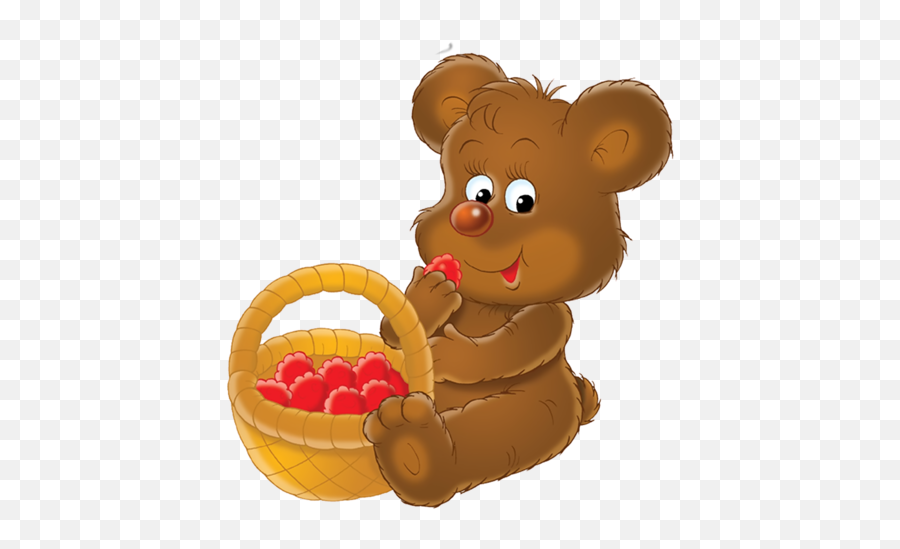 Berries Bear Wallpaper Cute Clipart Cute Images - 1 Emoji,Picnic Basket Emoji