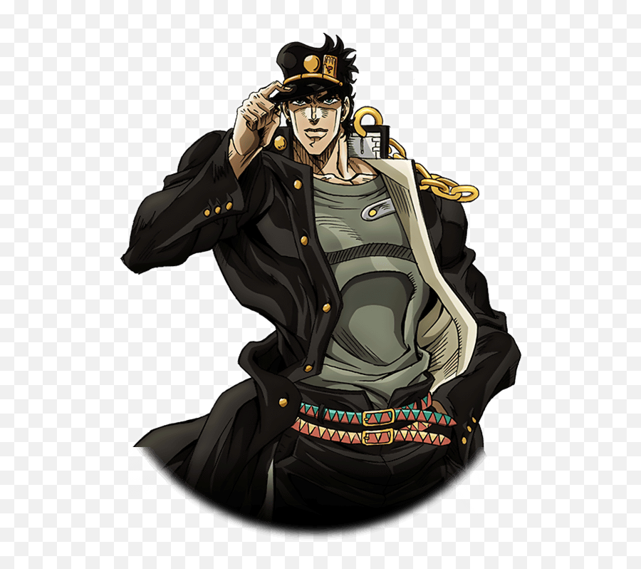 Jotaro Png - Jotaro Kujo Anime Emoji,Jojo's Bizarre Adventure Emoji