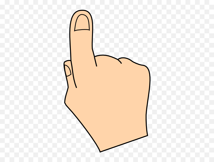 Pointing Finger Clipart - Free Clipart Finger Full Size Finger Clip Art Emoji,Pointing Finger Emoji