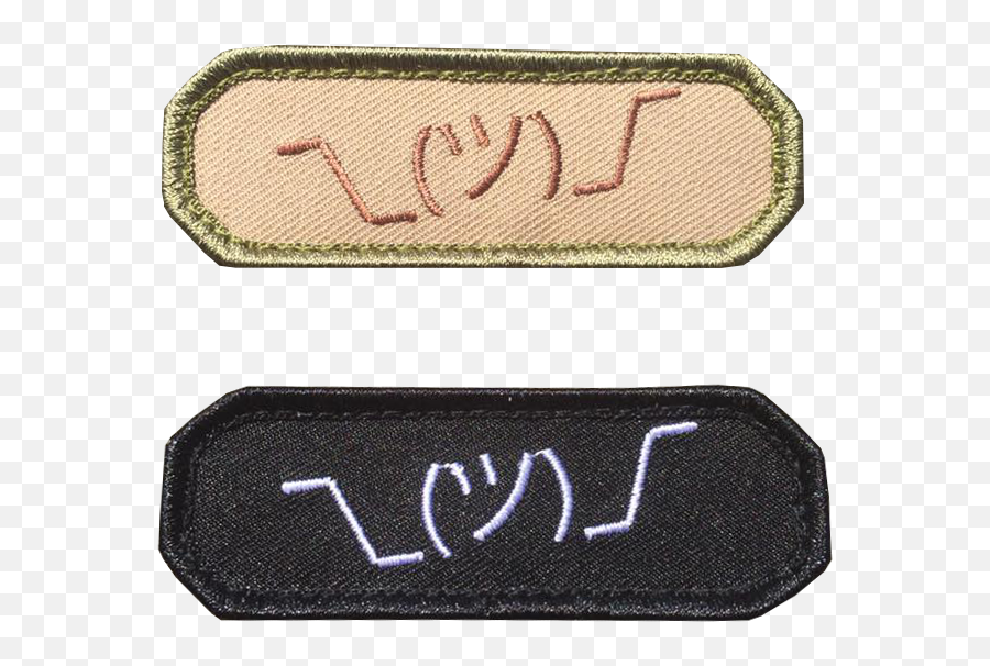 Shrugz Morale Patch - Solid Emoji,Emoticon \_(?)_/