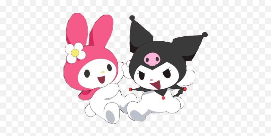 The Most Edited - My Melody And Kuromi Png Emoji,Cutsey Girl Emojis