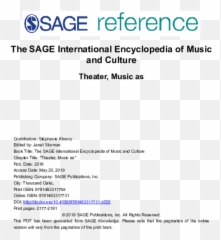 As Theater The Sage - Sage Publications Emoji,Svu Heightened Emotions