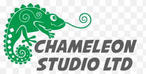Bold Playful Architecture Logo Design For Chameleon Studio - Sticker Emoji,Lizard Emoticon Render