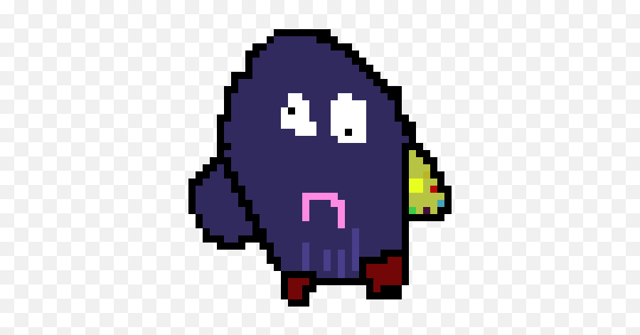Thanos Kirby - Troll Pixel Art Gif Emoji,Thanos Emoticon