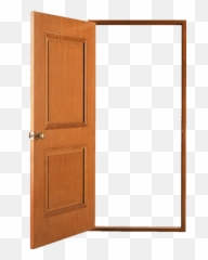 Door Opendoor Open Brown Sticker - Open Door Png Emoji,Door Emoji