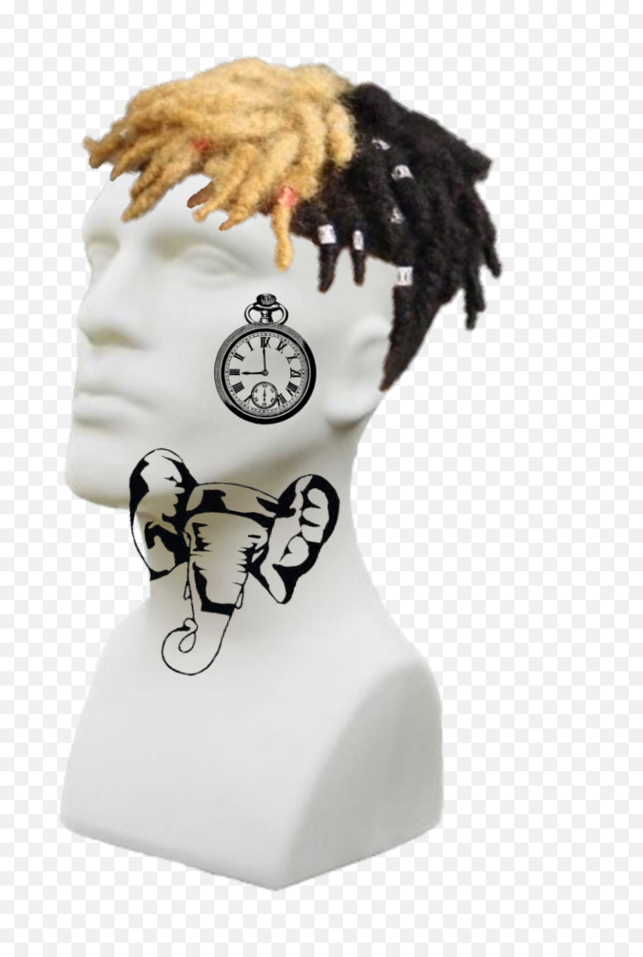 Discover Trending Xxxtentacion Stickers Picsart - Hair Design Emoji,Copy And Paste Emojis Dreads