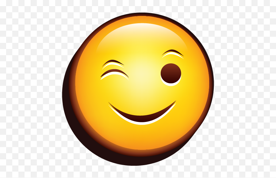 Wink Icon - Helpful Emoji,Smiley Emoticon
