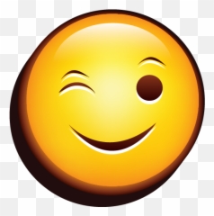 Wink Icon - Helpful Emoji,Smiley Emoticon