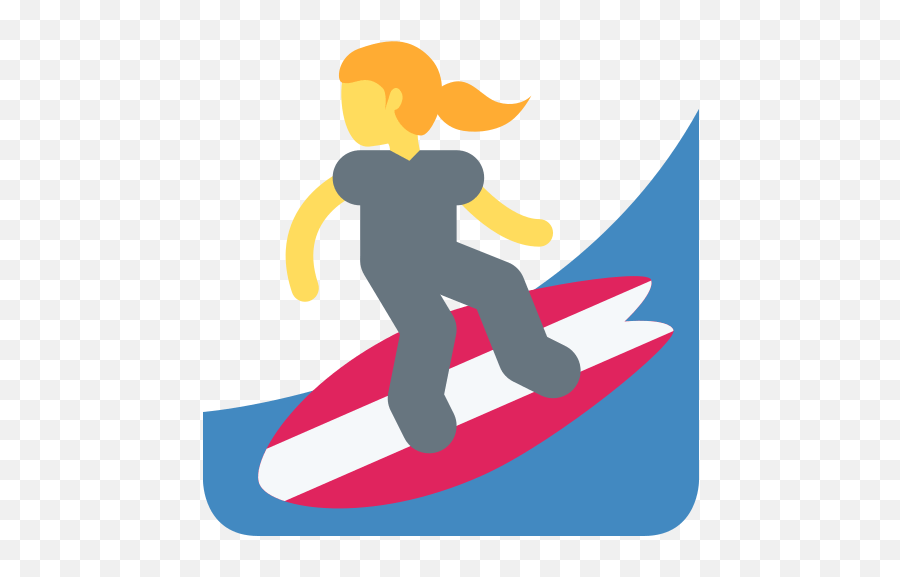 Woman Surfing Emoji Meaning With - Imagen Emojis De Surfista Png,Snowboard Emoji