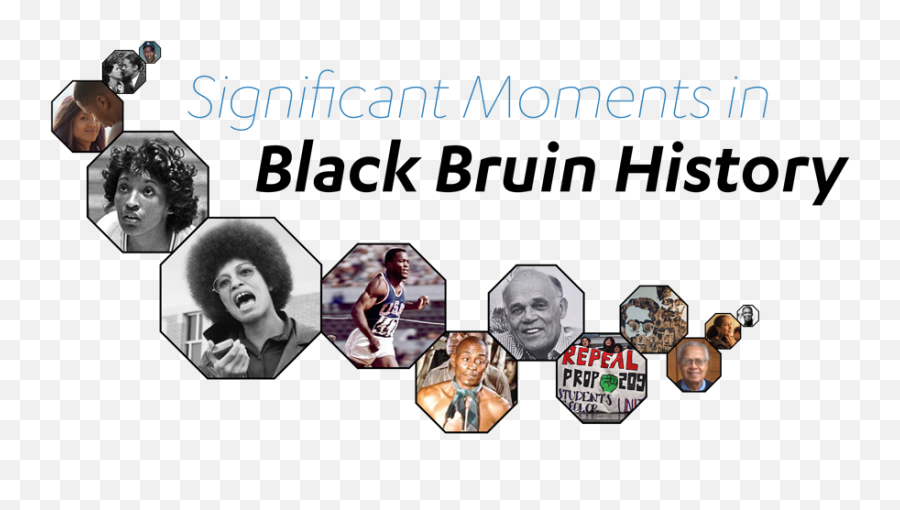 Significant Moments In Black Bruin History - Hair Design Emoji,Afrtican American Emotion Faces