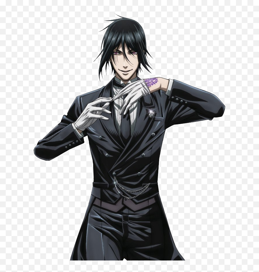 Download Hd Renders Sebastian Kuroshitsuji Black Butler - Full Body Black Butler Sebastian Emoji,Sebastian Emoticons Black Butler