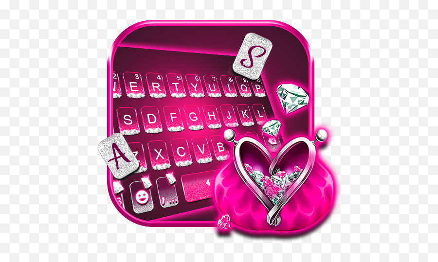 Diamond Kiss Leopard Theme By Fancy Themes - More Detailed Office Equipment Emoji,Kiss Emoji Keyboard