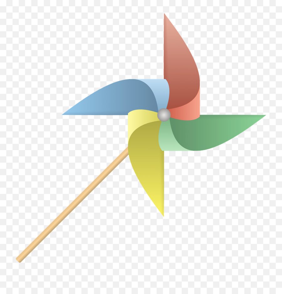 Colourful Pinwheel - Transparent Pinwheel Clipart Emoji,Wind Pinwheel Emoji