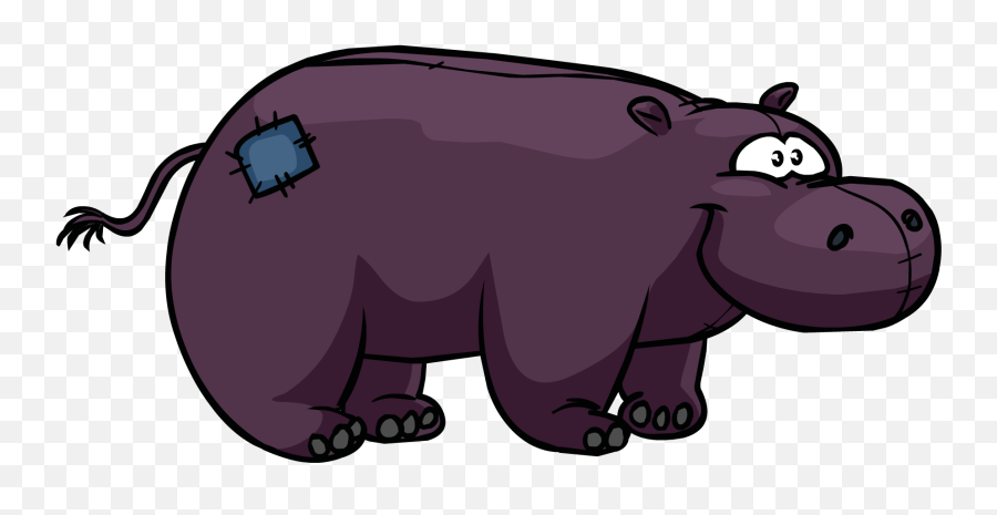 Hippopotamus - Club Penguin Hippo Emoji,Hippo Emojis