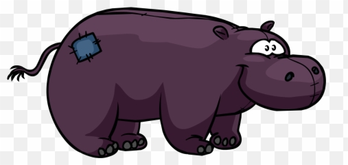 Hippopotamus - Club Penguin Hippo Emoji,Hippo Emojis