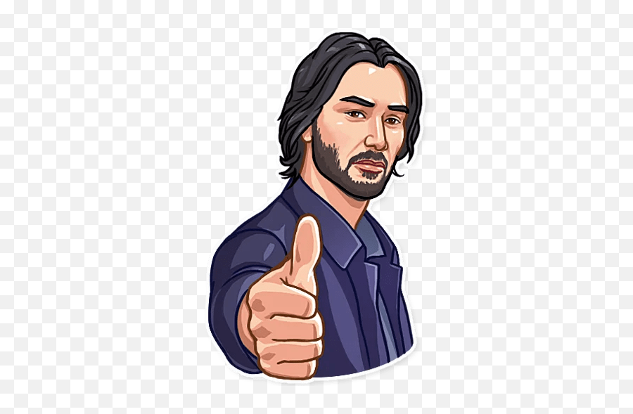 Keanu Reeves Stickers - Keanu Reeves Telegram Stickers Emoji,Keanu Reeves Meme Emotion