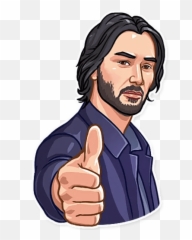 Keanu Reeves Stickers - Keanu Reeves Telegram Stickers Emoji,Keanu Reeves Meme Emotion