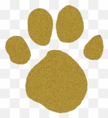 Gold Pawprint Blueu0027s Clues Gold Paw Print Clue Party - Clues Paw Prints Emoji,Brown Pawprints Emoticon